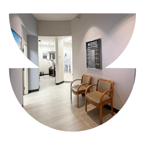 hygienist with patient